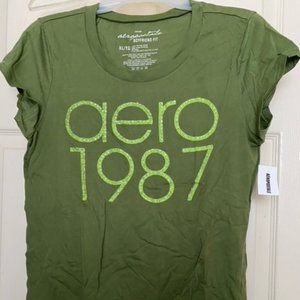 Aeropostale Vintage 1987 logo with rhinestones tee